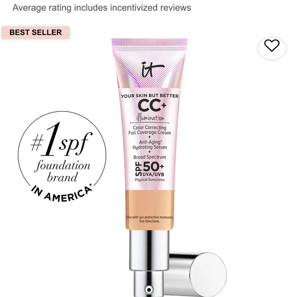 Never opened “It full coverage color correcting” makeup.
